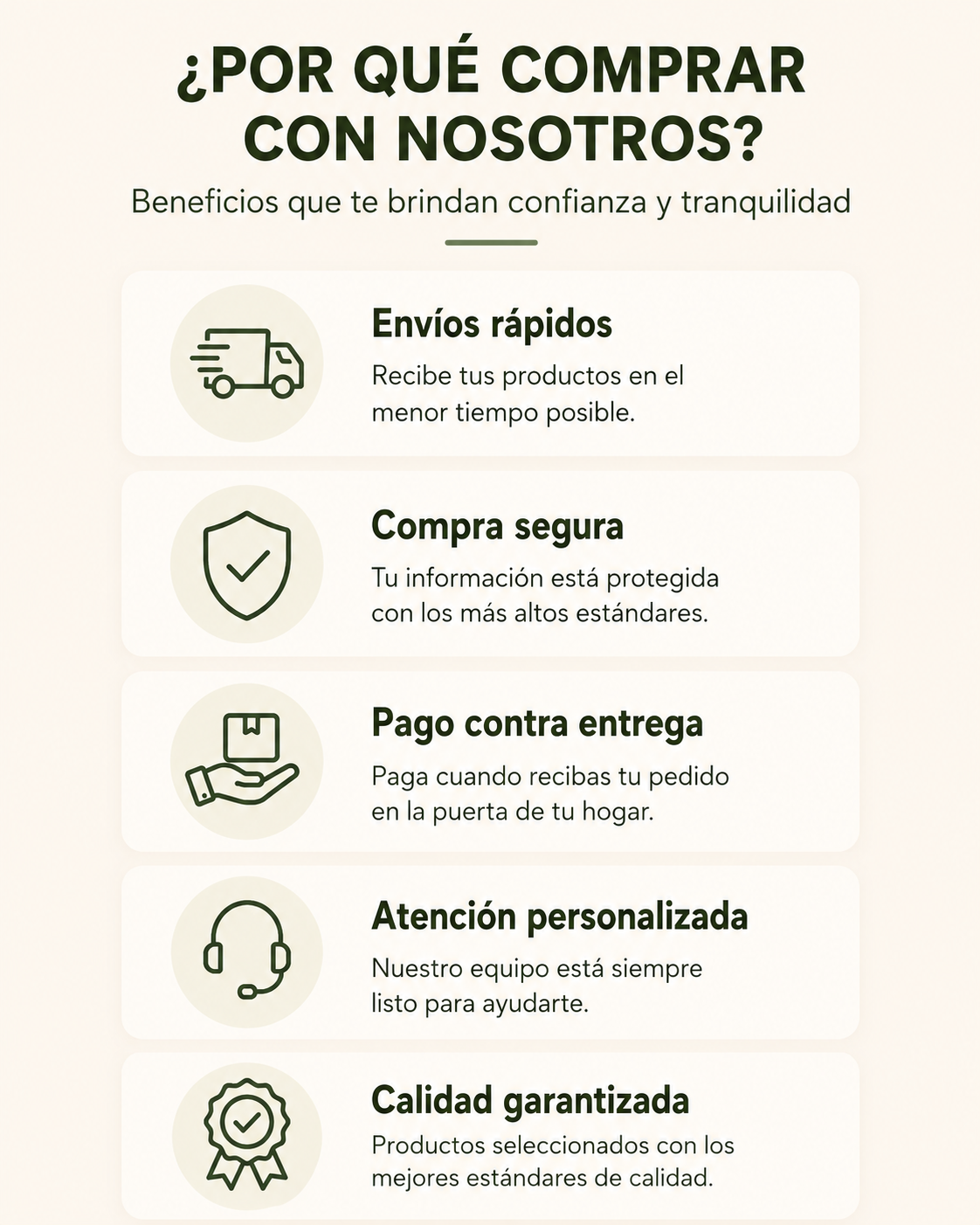 Porque comprar con nosotros ?