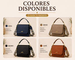 Bolso premium Elegance Velez con Correa Reata